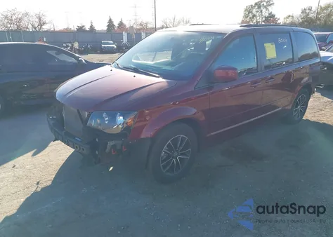 2017 Dodge Grand Caravan Sxt из США, поврежденный, VIN 2C4RDGCG8HR725019